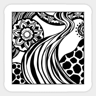 Abstract Landscape Sticker